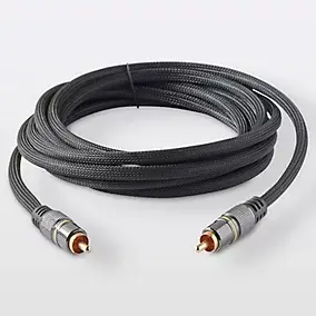 Cordon audio RCA Mâle / Mâle Blyss Or, 3 m