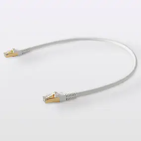 Câble RJ45 Mâle / Mâle blanc Blyss Or, 0.5 m
