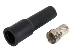 Lot de 2 fiches mâle type F étanches