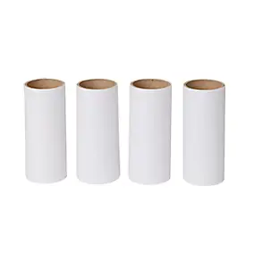 Lot 4 recharges 15 feuilles pour brosse adhésive L.4 x Ø4,2 cm