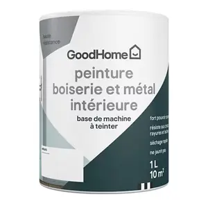 Peinture boiserie et métal intérieure coquille d'oeuf velours 1 L Base A