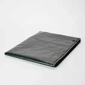 Bâche lourde réversible vert marron 10 x 15 m