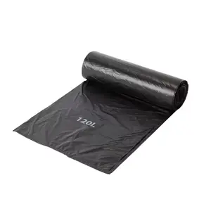Sac poubelle jetables noir - capacité : 120 l