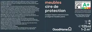Cire pour meubles transparent mat 125 ml
