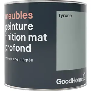 Peinture de rénovation meubles acrylique mat profond vert Tyrone 0,5 L