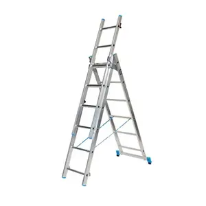 Échelle d'escalier multiposition 3 x 6 marches - 3,85 m