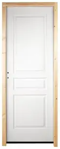 Bloc-porte postformé prépeint H. 204 x Larg. 73 cm droit