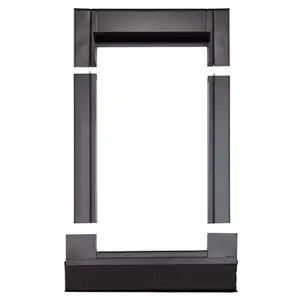 Raccord d'étanchéité RF006 anthracite pour fenêtre de toit haut. 98 x larg. 78 cm