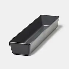 Range couverts GoodHome Nitaki gris 10 x 42 cm, 1 compartiment