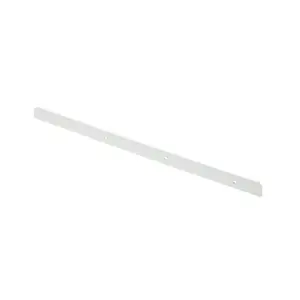 Profil de finition pour plan de travail effet argent brossé l30mmxH28mm