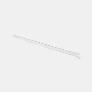 Profil de jonction pour plan de travail argent brossé - L.30 x H16mm