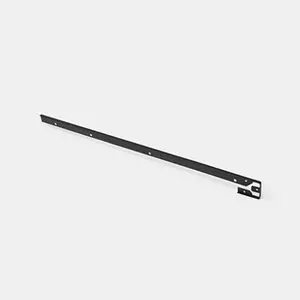 Profil de jonction pour plan de travail noir - L.40 x H. 16 mm
