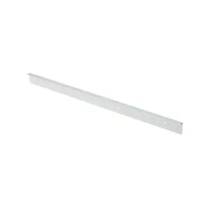 Profil de jonction pour plan de travail argent brossé - L.39 x H25 mm