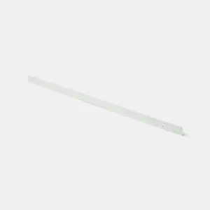 Profil de finition pour plan de travail effet argent brossé l24mmxH22mm