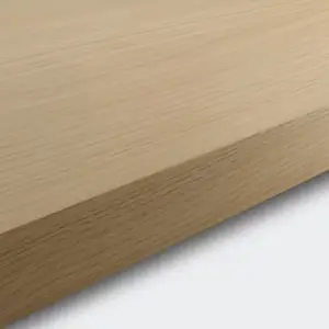 Plan de travail en stratifié aspect bois clair "Kala" l300xP62xEp3,8cm