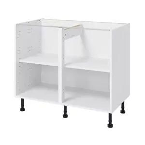 Caisson bas blanc - L. 100 x H. 87 x P. 57cm
