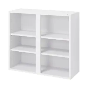 Caisson haut blanc - L. 80 x H. 72 x P. 32cm