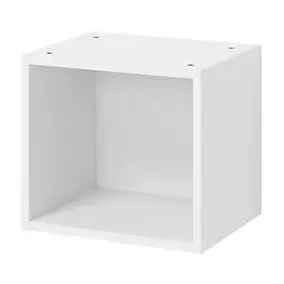 Caisson haut de cuisine ouvert GoodHome Caraway Blanc H. 36 cm x l. 40 cm