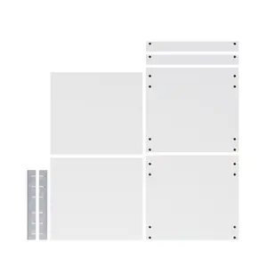 lot étagère pour 1/2 colonne blanc l. 60 cm x P.57 cm