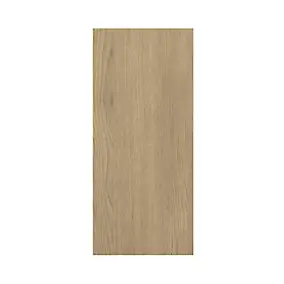 Côté de remplacement haut Goodhome Chia décor chêne clair H. 72 cm x l. 32 cm x Ep. 18 mm