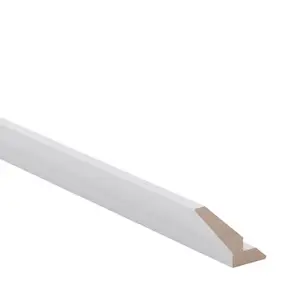 Corniche cache-lumière "Alpinia" blanc l.240 x h.7,5 cm