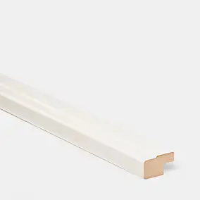 Corniche et bandeau cache-lumière GoodHome Crème H. 35 mm x l. 240 x Ep. 5,95 cm