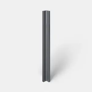 Finition d'angle "Stevia" gris anthracite l.71,5 x h.5,9 cm
