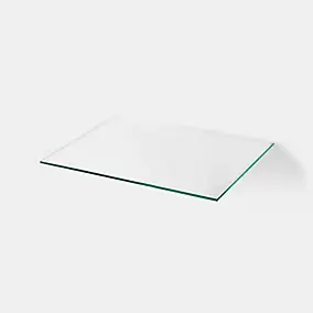 Etagère en verre pour caisson haut de cuisine GoodHome Cicely l. 35.85 cm x P.27.35 cm, 2 pièces