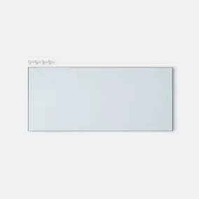 Etagère en verre pour caisson haut de cuisine GoodHome Cicely l. 55.85 cm x P.27.35 cm, 2 pièces