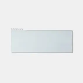Etagère en verre pour caisson haut de cuisine GoodHome Cicely l. 75.85 cm x P.27.35 cm, 2 pièces