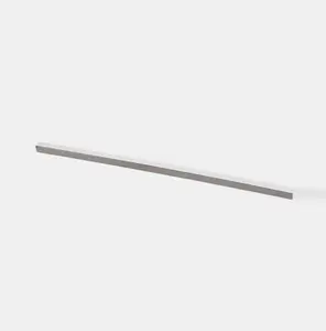 Profil inox pour plinthe - L. 2.4m x - H. 17mm