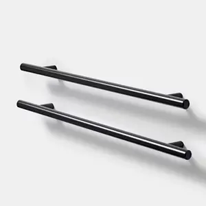 Lot de 2 poignées noir mat "Annatto" L 33,6 cm