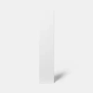 Façade 1 porte "Alpinia" blanc l.14,7 x h.71,5 cm