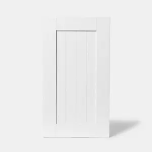 Façade 1 porte "Alpinia" blanc l.39,7 x h.71,5 cm