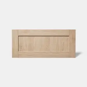Façade 1 casserolier ou sur-hotte 80cm "Coline" chêne clair - L. 79.7 x H. 35.6cm