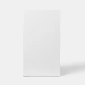 Façade 1 porte 40cm "Dorice" blanc brillant - L. 39.7 x H. 71.5cm