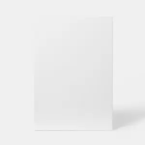 Façade 1 porte 50cm "Dorice" blanc brillant - L. 49.7 x H. 71.5cm
