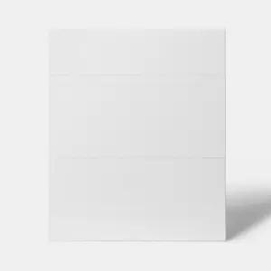 Façade 1 tiroir + 2 casseroliers 60cm "Dorice" blanc brillant - L. 59.7 x H. 71.5cm