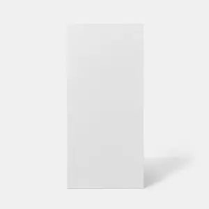 Façade colonne 60cm "Dorice" blanc brillant - L. 59.7 x H. 128.7cm