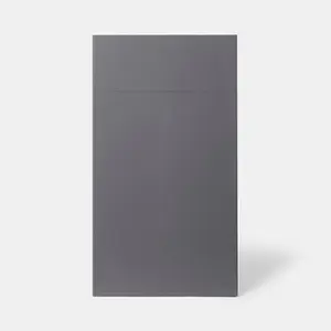Façade 1 porte + 1 tiroir "Stevia" anthracite l.39,7 x h.71,5 cm
