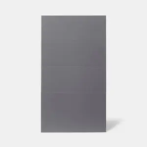 Façade 3 tiroirs + 1 casserolier "Stevia" gris anthracite l.39,7 x h.71,5 cm