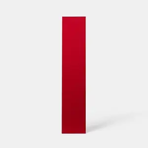Bandeau four "Stevia" rouge l.59,7 x h.5,8 cm