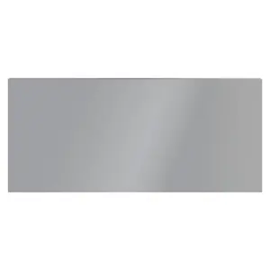Façade casserolier ou hotte "Alisma" gris laqué l.79,7 x h.35,6 cm