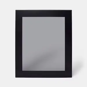Façade 1 porte vitrée "Winterana" noir fumé l.59,7 x h.71,5 cm