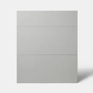 Façade 1 tiroir + 2 casseroliers 60cm "Adèle" gris mat - L. 59.7 x H. 71.5cm