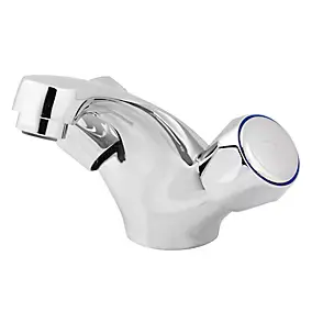 Mélangeur de lavabo chromé Calp GoodHome