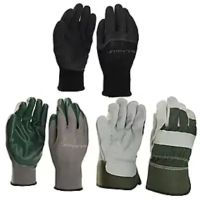 Gants nitrile à usage général Verve, paquet de 3 paires - Taille 9 (L)