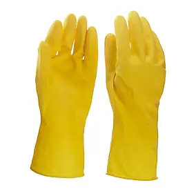 Gant de ménage en latex Taille S jaune