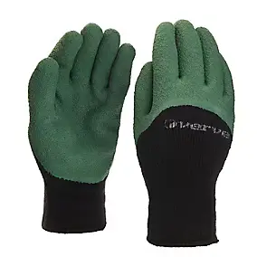 Gants de jardinage thermique enduit latex vert Verve - Taille 9 (L)
