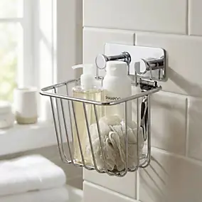 Panier filaire M Koros chromé GoodHome